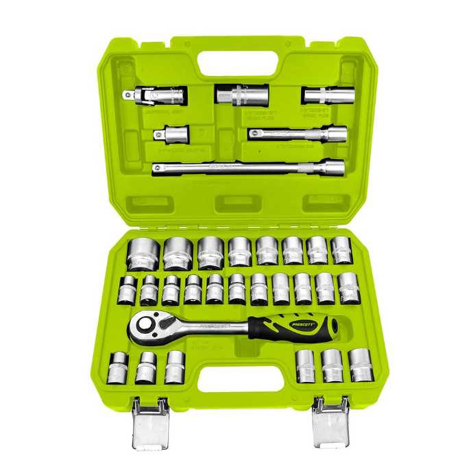 JEU DE 32 DOUILLES 1/2" GM