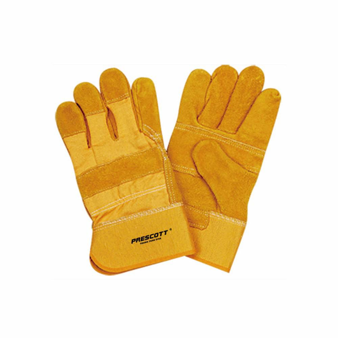 GANTS EN CUIR FENDU DE VACHE PM