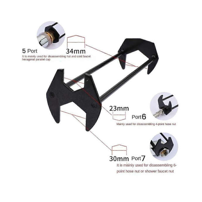 CLE UNIVERSELLE POUR SALLE DE BAIN