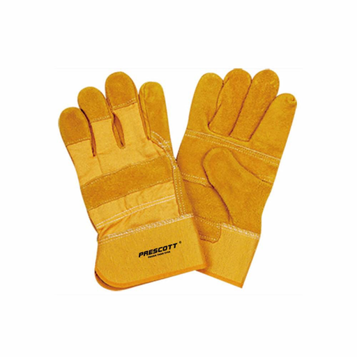 GANTS EN CUIR FENDU DE VACHE PM